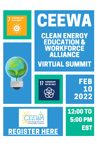 Flyer for 2022 Clean Energy Education Summit