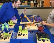 Educators experiment with power grid model