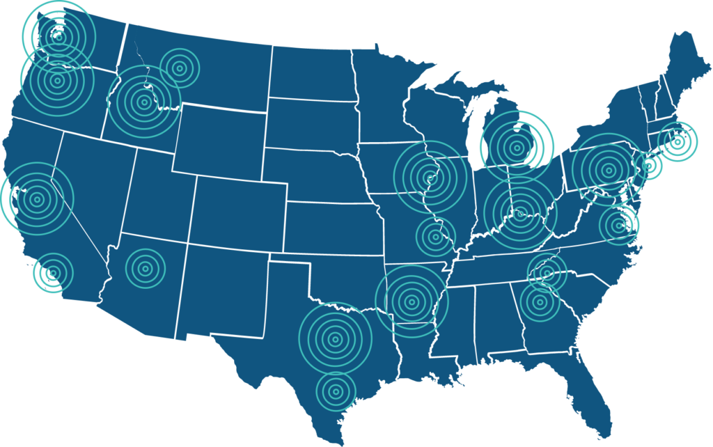 BEF CE Map United States