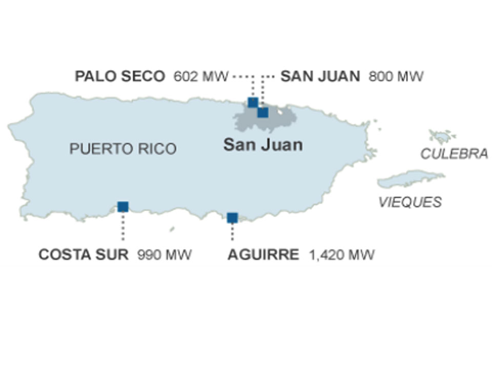 Map of Puerto Rico. Image description under Featured Image Description Heading.